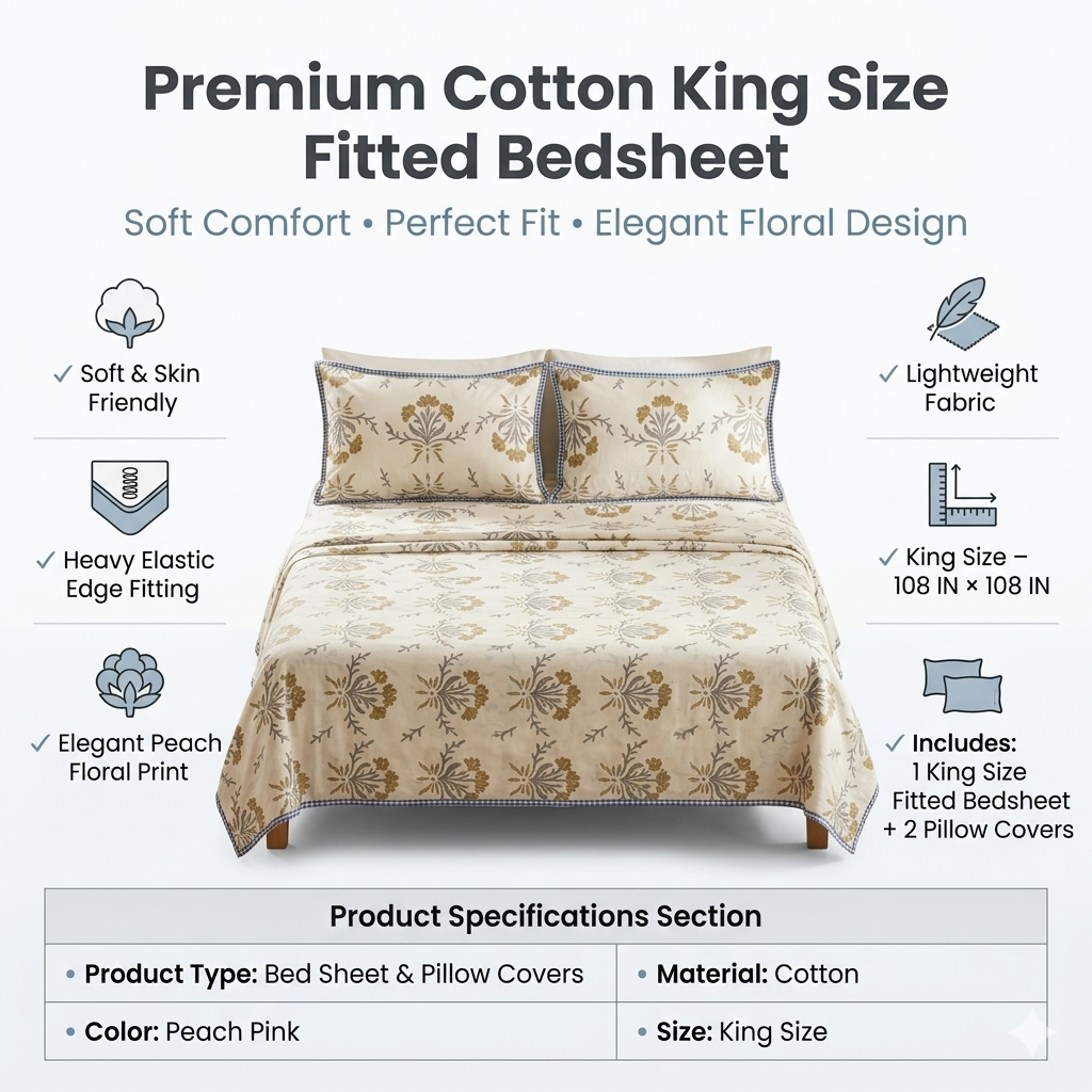 Quilted Floral Comforter